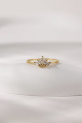 Marquise Dainty Ring- Sterling Silver