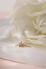 Marquise Dainty Ring- Sterling Silver