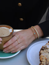 Liora & Starveil Oval Bangles Gold