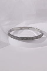 Liora & Starveil Oval Bangles Silver