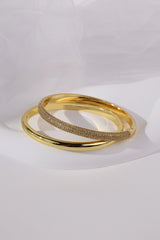 Liora & Starveil Oval Bangles Gold Liora + Starveil