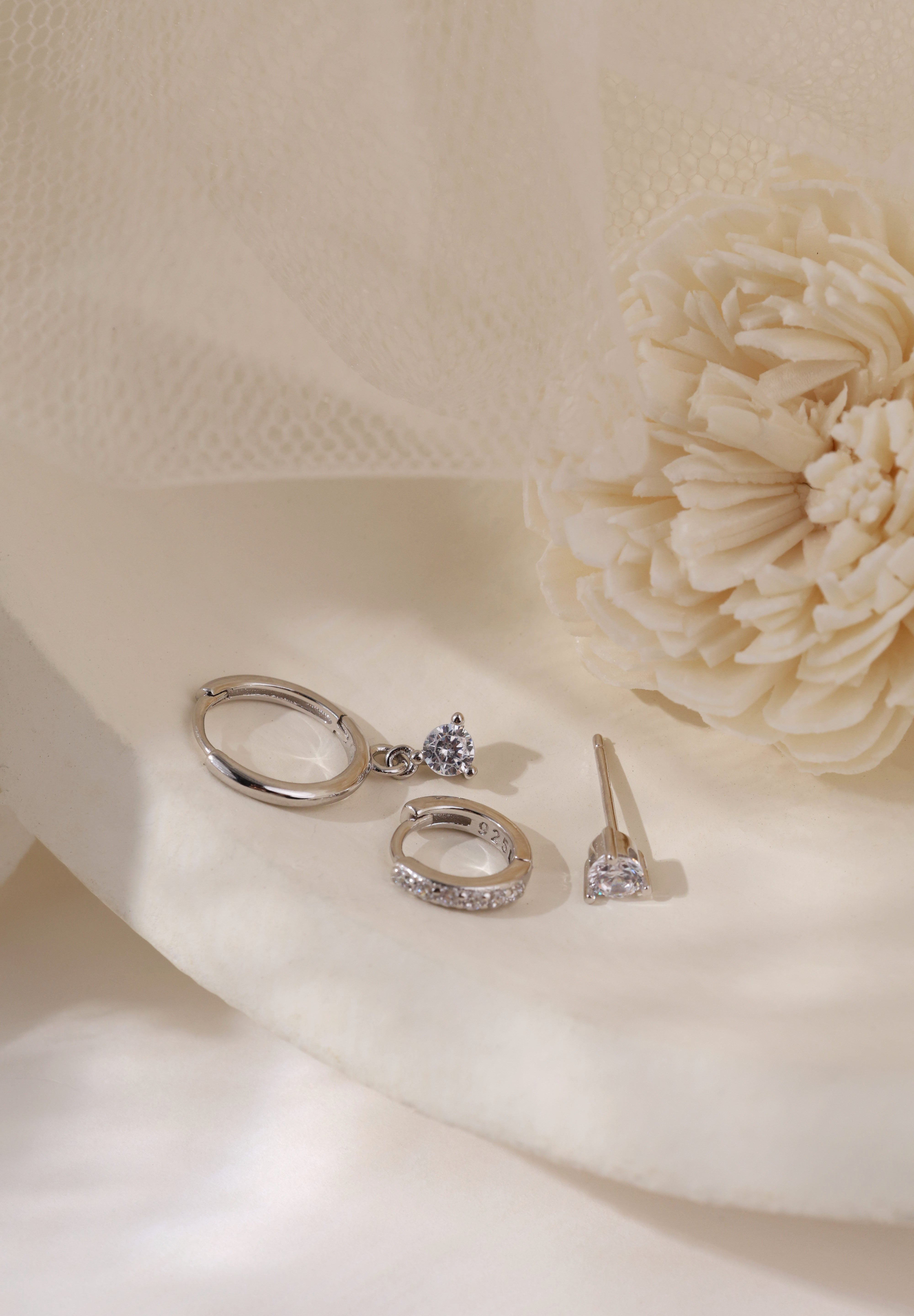 Julie Silver Earrings