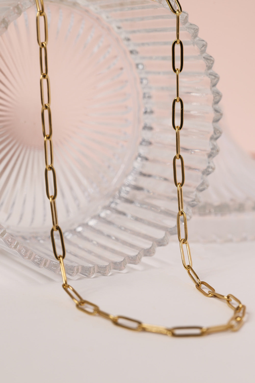 Paperclip Chain Necklace - Stainless Steel