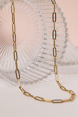 Paperclip Chain Necklace - Stainless Steel