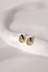 Zora Stud Earrings Gold