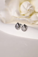 Zora Stud Earrings Silver