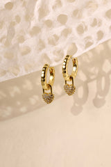 Sofia Heart Dangle Earrings