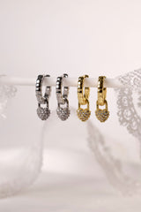 Sofia Heart Dangle Earrings