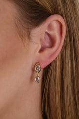 Zora Drop Earrings Gold