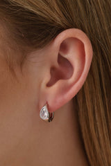 Zora Hoop Earrings Silver