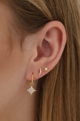 Vega Earring Stack Set - Sterling Silver