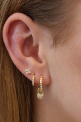 Sofia Heart Dangle Earrings