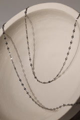 Mistara Twist Diamond Link Chain - Stainless Steel