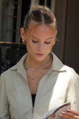 Lanette 3mm Tennis Necklace
