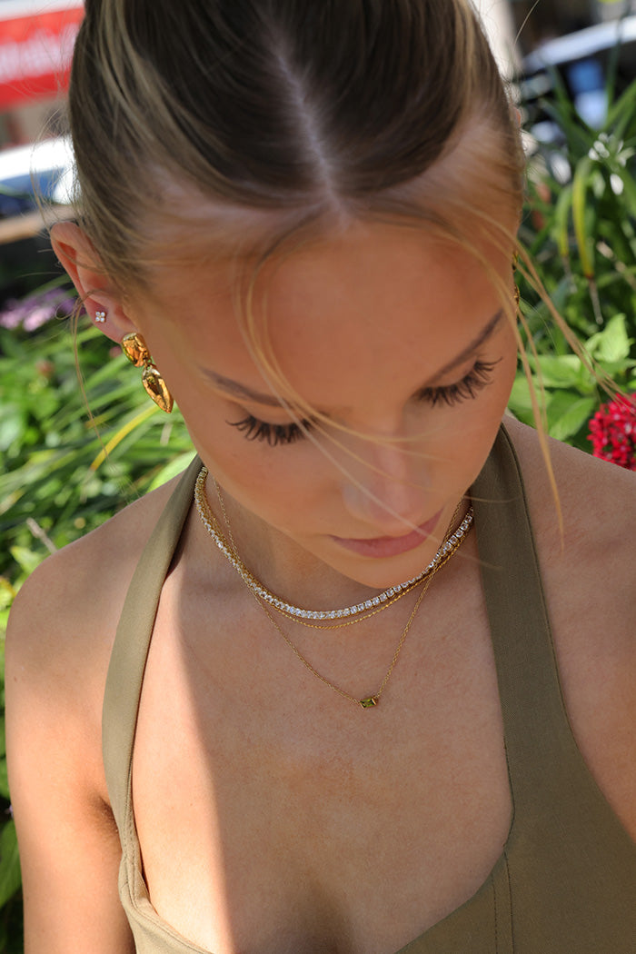 Lanette 3mm Tennis Necklace