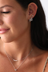 Fayglow 3 Cubic Hoop Earring Stacks