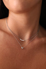 Veloura Pearl Necklace - Stainless Steel