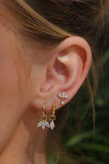 Hannah Dangle Marquise GOLD Earrings
