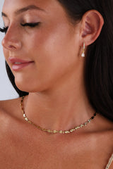 Timeless GOLD teardrop earrings – vintage design with smooth shine