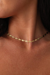 Sun Etched Necklace - Stainless Steel