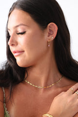 Sun Etched Necklace - Stainless Steel