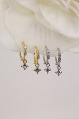 Cosmo Dainty CZ Dangle Earrings