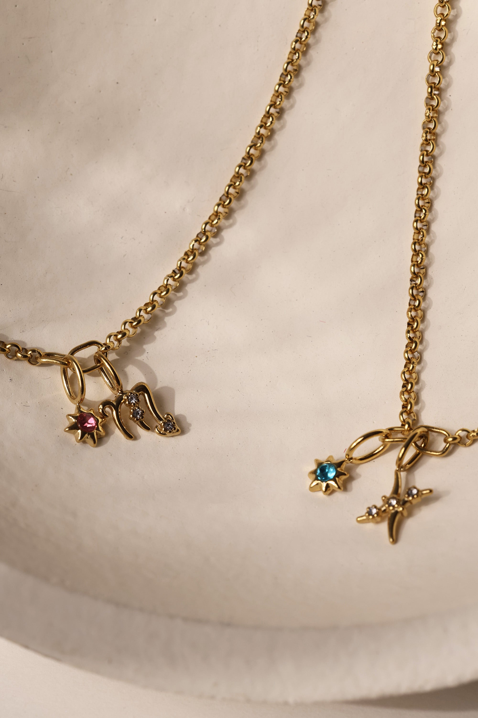 Virina Birthstone and Star Sign Bracelet- Stainless Steel