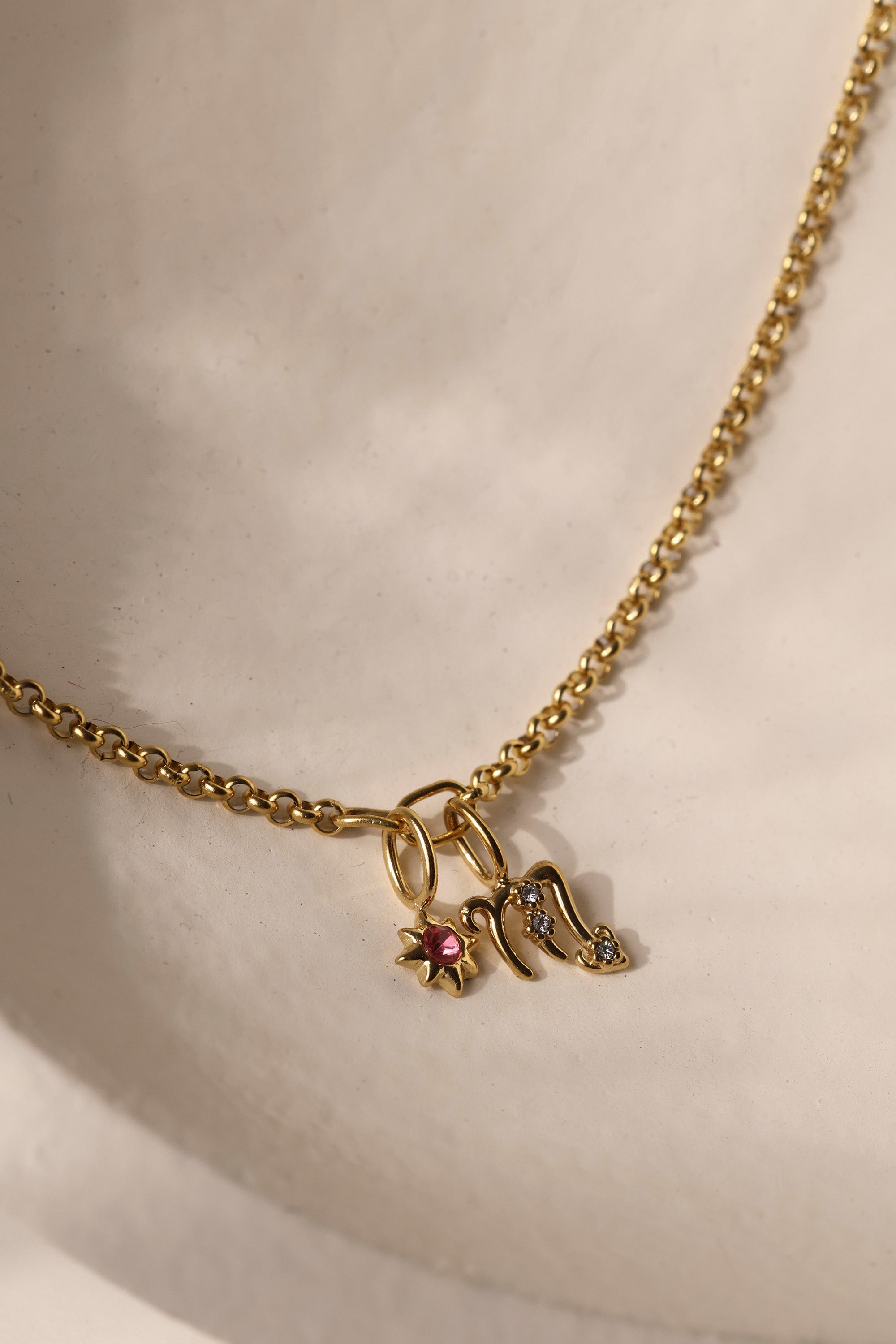 Virina Birthstone and Star Sign Bracelet- Stainless Steel