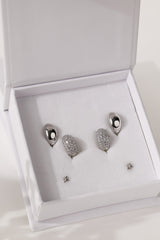 Cleo Huggie Hoop Earrings SILVER