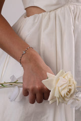 Ophelia Initial Bracelet - Stainless Steel