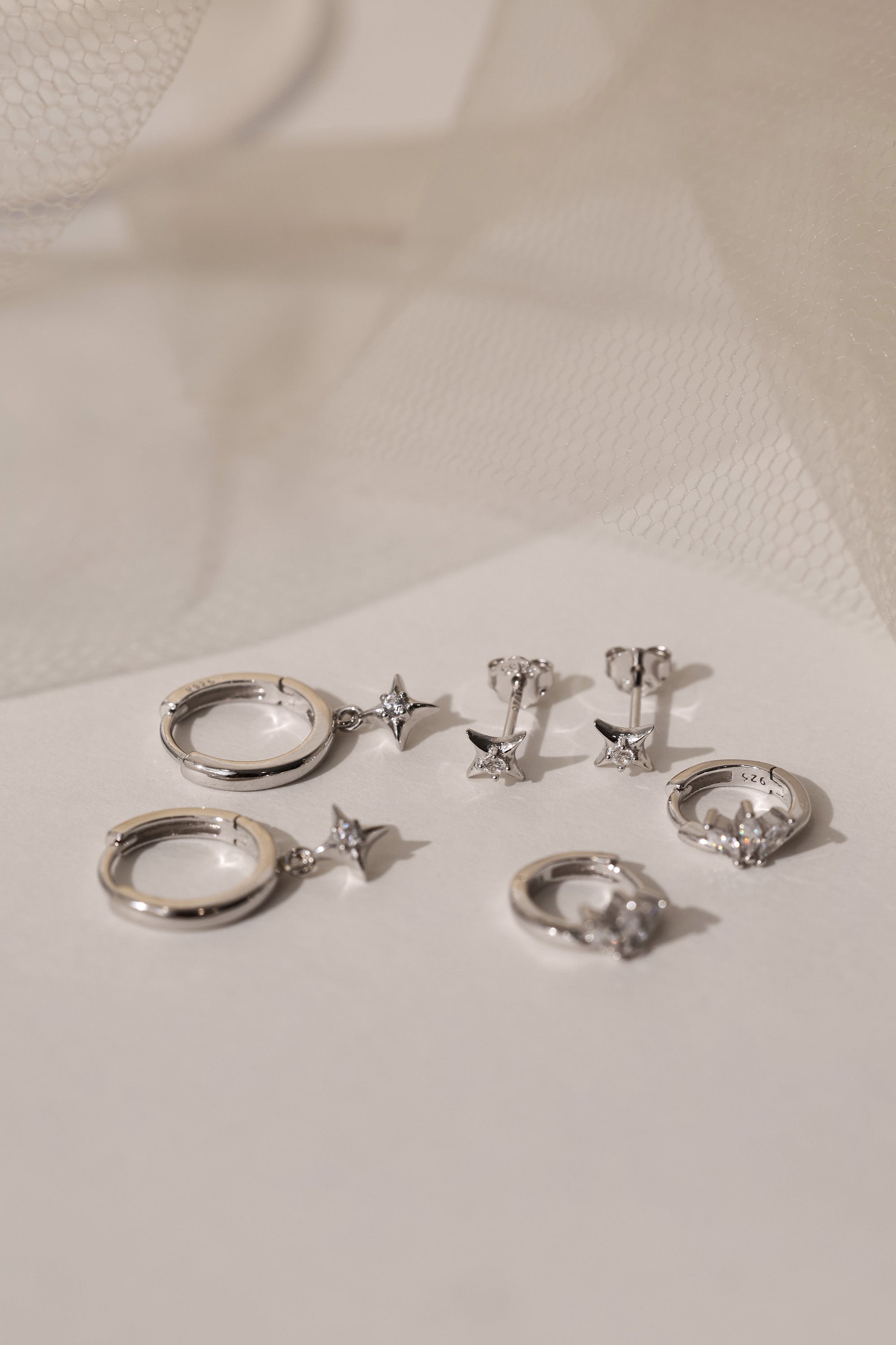 Olivia Destiny Dangle Earrings SILVER