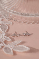 Lucy Charlotte Victoria Earring Stack Silver