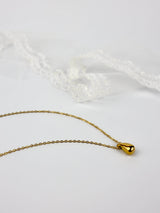 Brianna Water Drop Stainless Steel Necklace