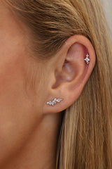 Victoria Stud Earrings- Sterling Silver