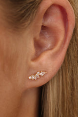 Victoria Stud Earrings- Sterling Silver