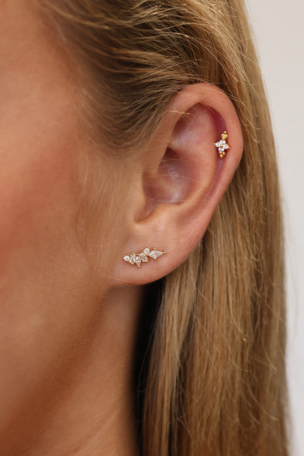 Victoria Stud Earrings- Sterling Silver