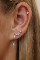 Victoria Stud Earrings- Sterling Silver