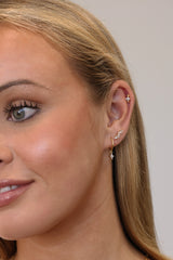 Mia Victoria Gold Earring Stacks - Sterling Silver