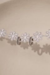 4 Clover Dangle Earrings SILVER