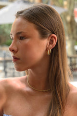 Tamara Twist Hoop Earrings GOLD