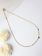 Cupid Dainty Love Heart Layering Necklace - Stainless Steel