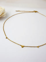Cupid Dainty Love Heart Layering Necklace - Stainless Steel