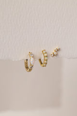 Opal Opal Opal Earrings GOLD