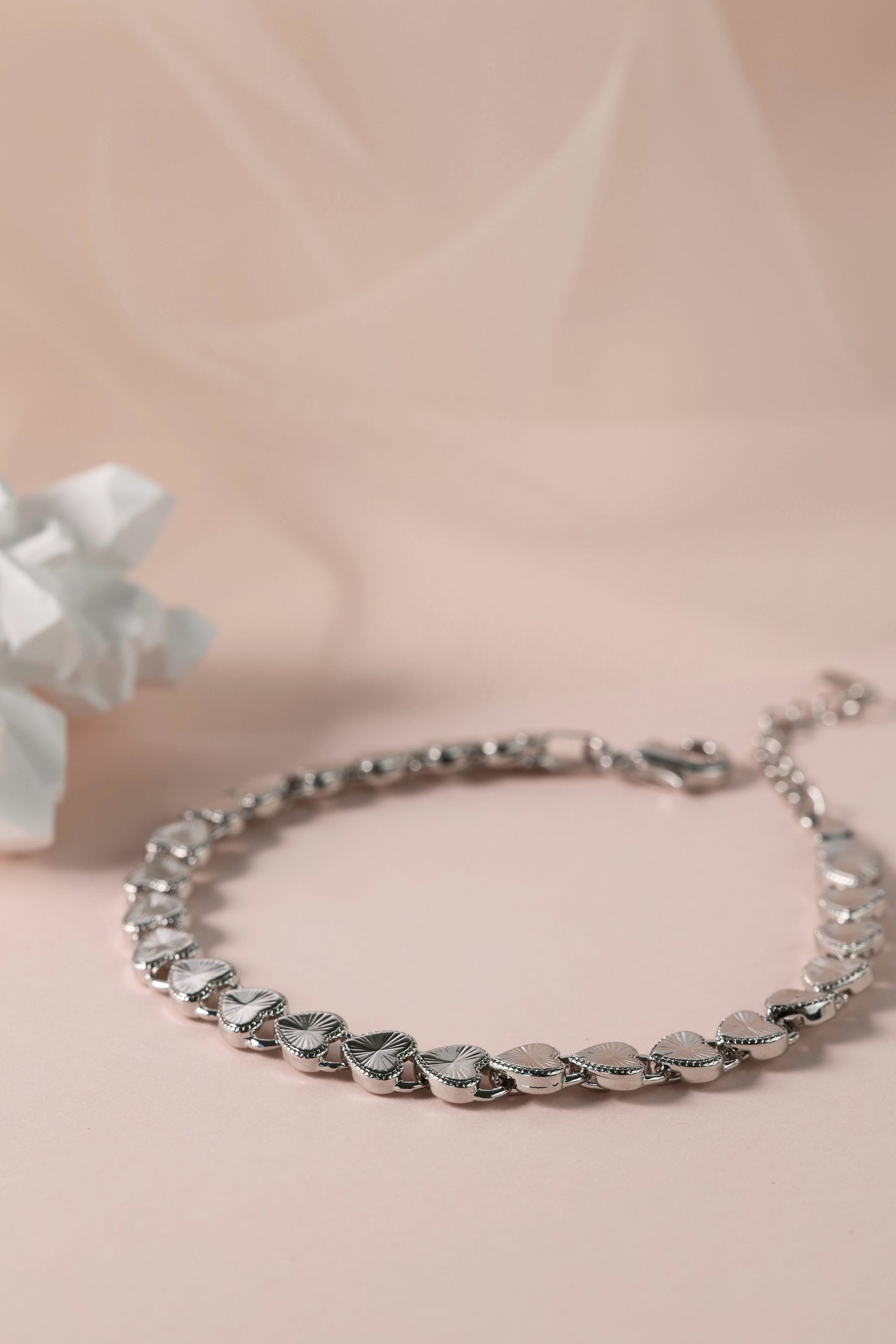 Sarang Love Heart Bracelet SILVER