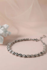 Sarang Love Heart Bracelet Silver