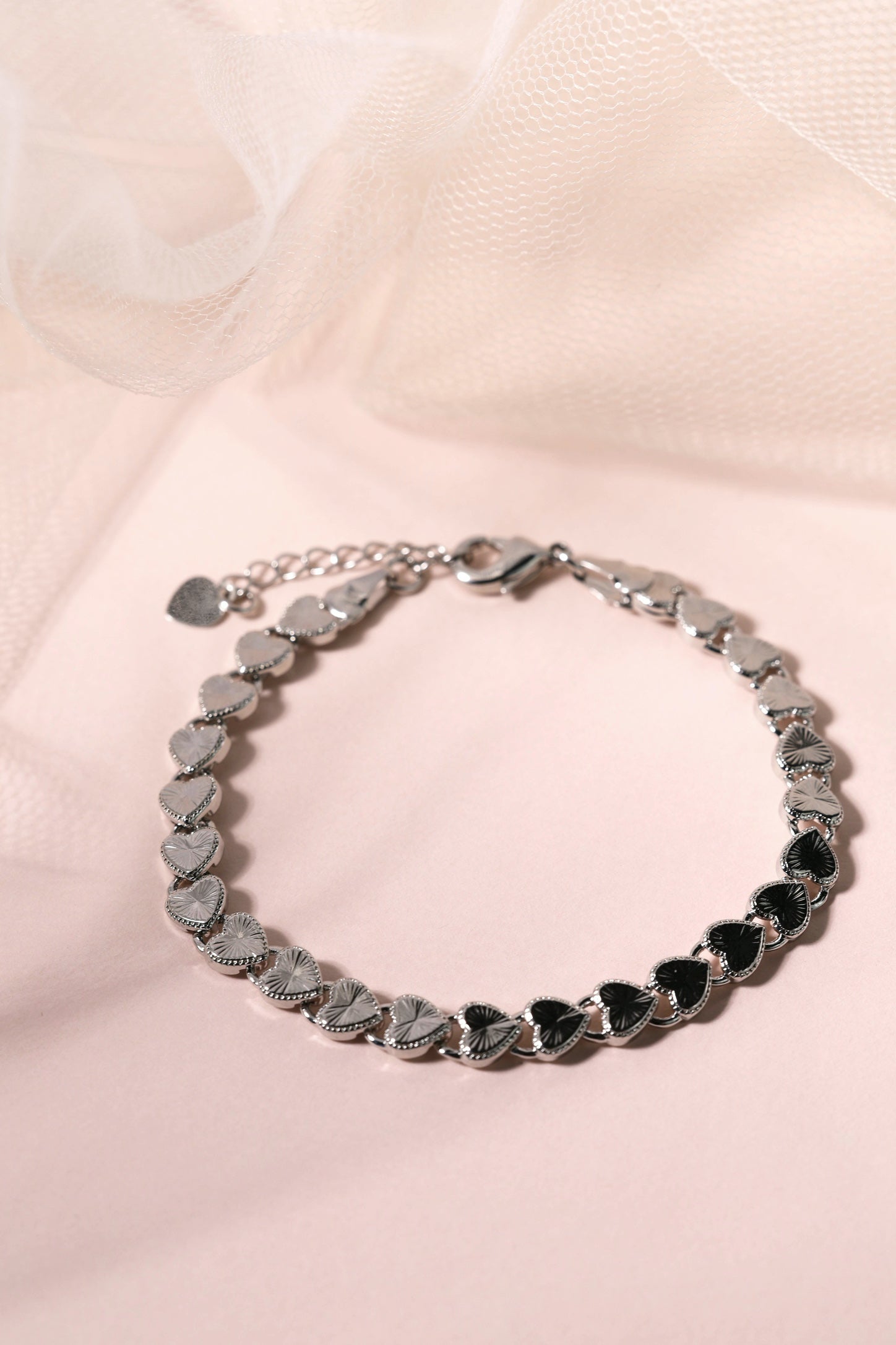 Sarang Love Heart Bracelet SILVER