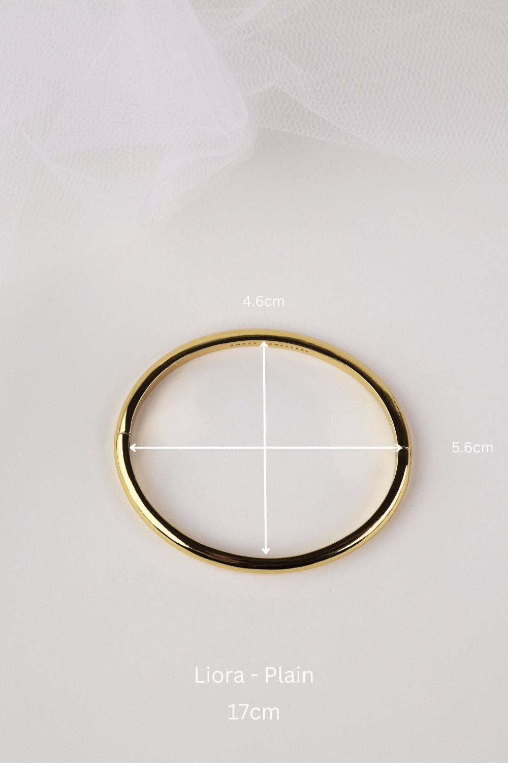 Liora & Starveil Oval Bangles Gold