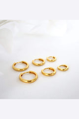 Basic Gold Hoops 7mm 9mm 12mm