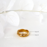 Wave Ring Stainless Steel