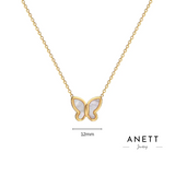 Amelia Butterfly Stainless Steel Necklace